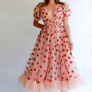 Authentic Lirika Matoshi Strawberry Dress